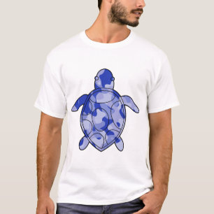 Schildkröte blau camo T-Shirt