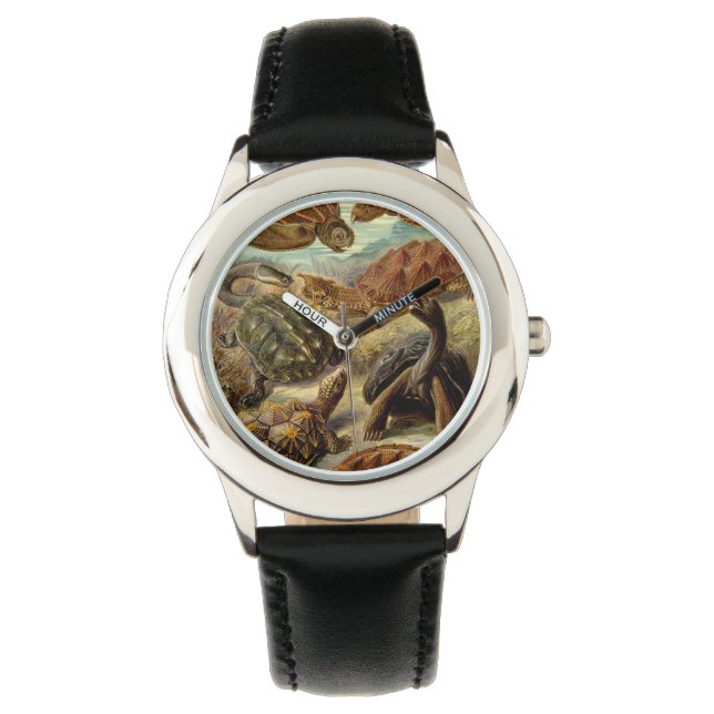 Schildkröte (Chelonia) von Haeckel Armbanduhr (Vorderseite)