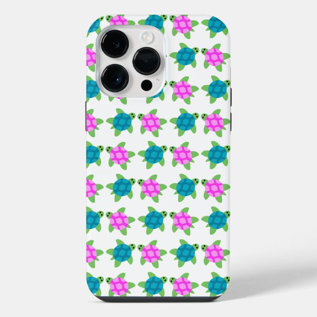 Schildkröte Chillaxing Design - Apple iPhone Case 14 Pro Max Hülle (Rückseite)