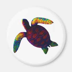 Schildkröte das MUSEUM Zazzle Geschenke Magnet