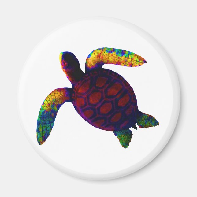 Schildkröte das MUSEUM Zazzle Geschenke Magnet (Vorne)
