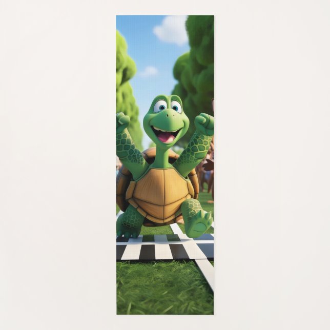 Schildkröte der Gewinner. Yogamatte (Vorderseite)