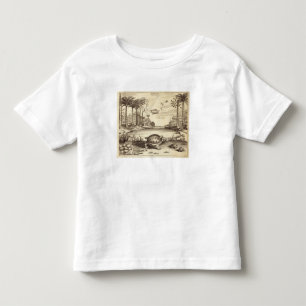 Schildkröte-Eier, die vorbei, "von der China Kleinkind T-shirt
