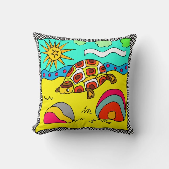 SCHILDKRÖTE-ENTWURFS-SOFA-KISSEN KISSEN (Vorderseite)