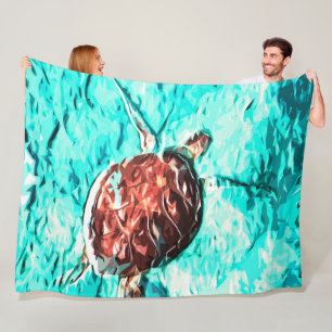 Schildkröte Fleecedecke