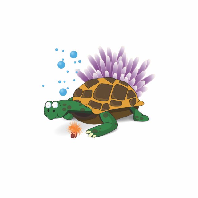 Schildkröte Freistehende Fotoskulptur (Vorne)