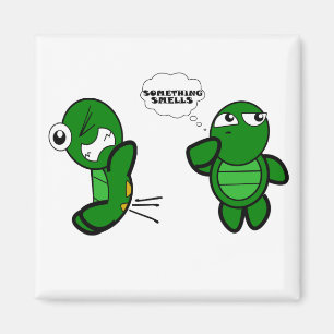 Schildkröte-Furz Magnet