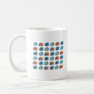 Schildkröte Goldfish Octopus-Muster Kaffeetasse