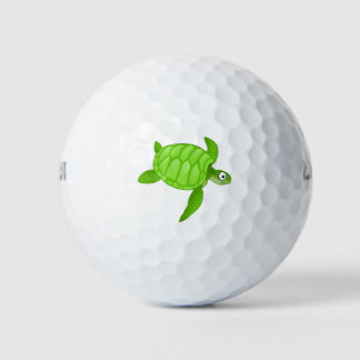 Schildkröte Golfball