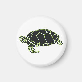 Schildkröte grün schwarz magnet