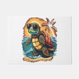 Schildkröte Hawaii Sea Turtles Hawaii Tropical Bea Fußmatte