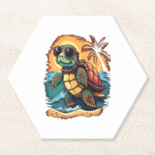 Schildkröte Hawaiianische Meeresschildkröten Hawai Untersetzer