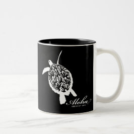 Schildkröte Hawaiis Aloha Honu Zweifarbige Tasse
