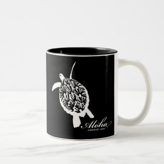 Schildkröte Hawaiis Aloha Honu Zweifarbige Tasse
