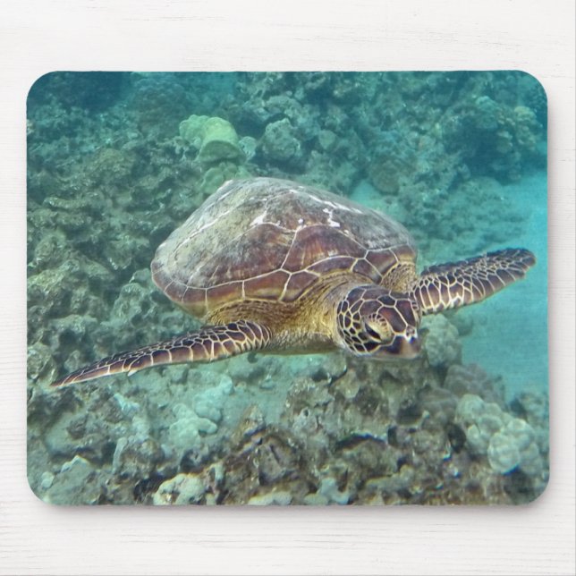 Schildkröte Hawaiis Honu Mousepad (Vorne)