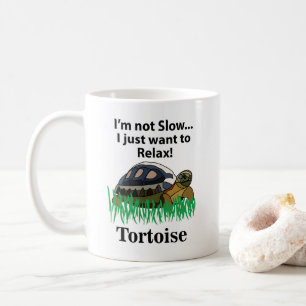 Schildkröte Ich Will Mich Nur Ausruhen Tier Süß Lu Kaffeetasse