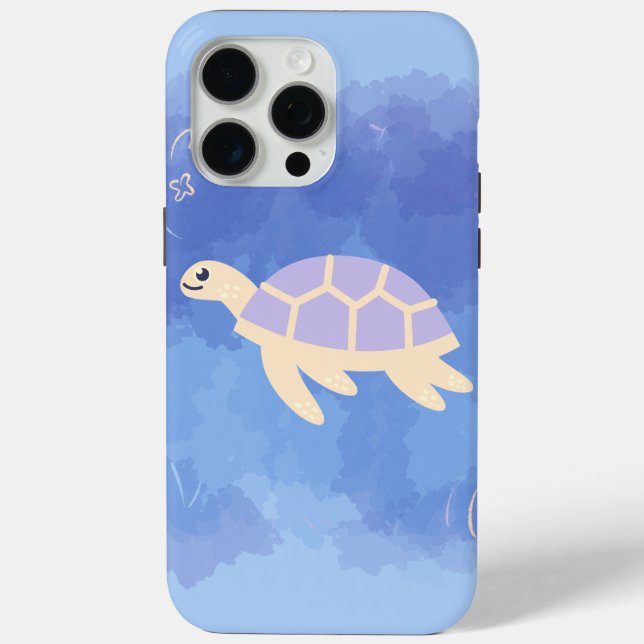 Schildkröte im Wasser Case-Mate iPhone Hülle (Rückseite)