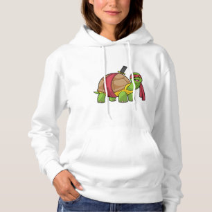 Schildkröte in Kampfkunst mit Schwert Hoodie