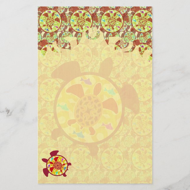 Schildkröte innerhalb des briefpapier (Vorderseite)