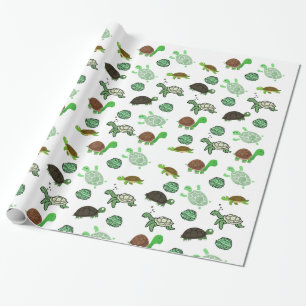 Schildkröte-Insel Geschenkpapier