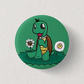 Schildkröte-Knopf Button