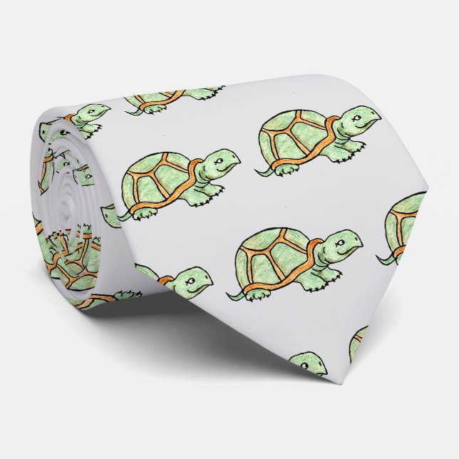 Schildkröte Krawatte (Gerollt)