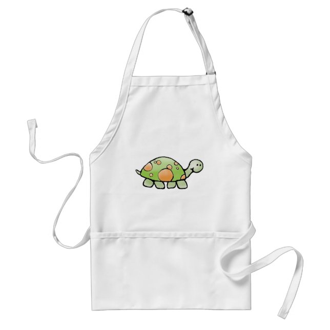 Schildkröte-Küche, die Schürze kocht (Vorne)