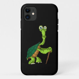 Schildkröte Landschildkröte Rentner Lustig Stehend Case-Mate iPhone Hülle