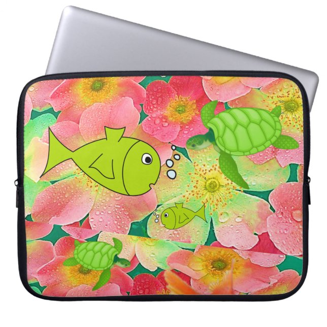 Schildkröte Laptopschutzhülle (Vorderseite)