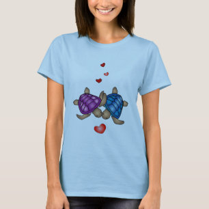 Schildkröte-Liebe-T - Shirt