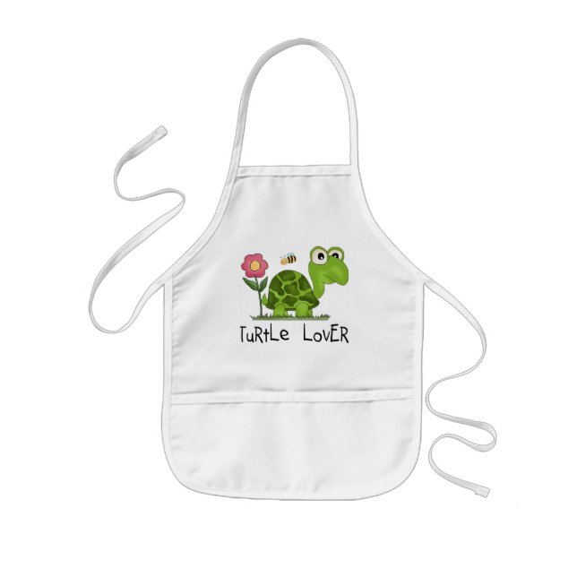 Schildkröte-Liebhaber-T-Shirts und Geschenke Kinderschürze (Vorne)