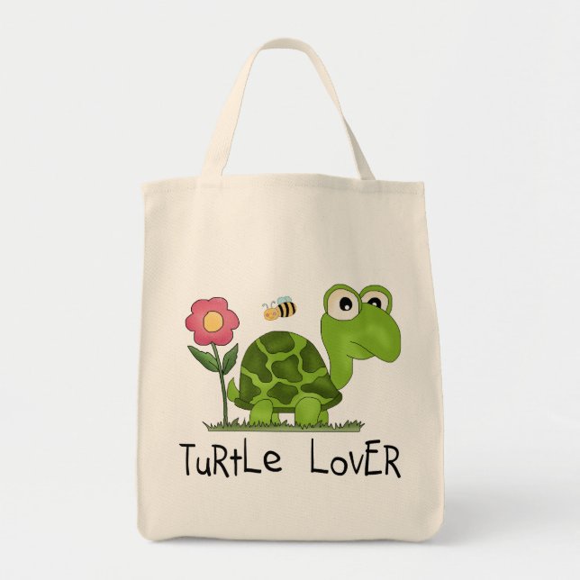 Schildkröte-Liebhaber-T-Shirts und Geschenke Tragetasche (Vorne)