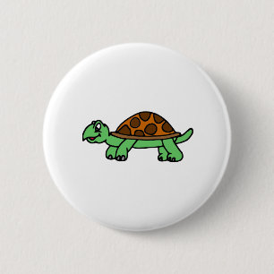 Schildkröte Lustig Button