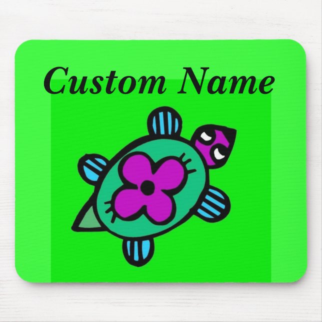 Schildkröte-Mausunterlage Mousepad (Vorne)