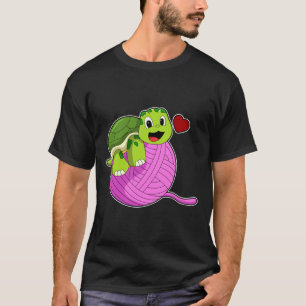 Schildkröte mit Ball of Wool T-Shirt