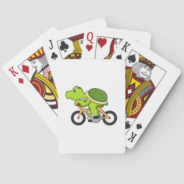 Schildkröte mit Fahrrad.PNG Spielkarten (Rückseite)