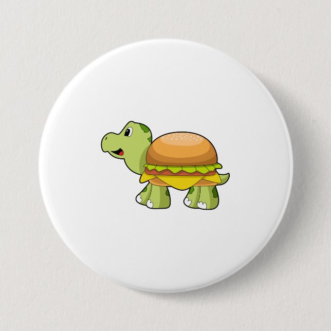 Schildkröte mit Muschel als Burger.PNG Button (Vorderseite)