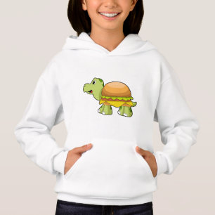 Schildkröte mit Muschel als Burger.PNG Hoodie