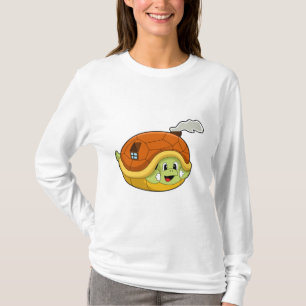 Schildkröte mit Muschel als Haus T-Shirt