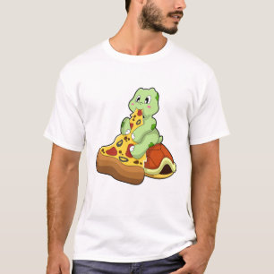 Schildkröte mit Pizza T-Shirt