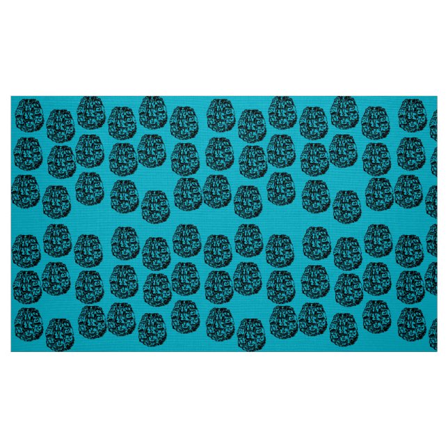 Schildkröte-Muschelmuster Stoff (Fat Quarter (45,7 x 55,9 cm))