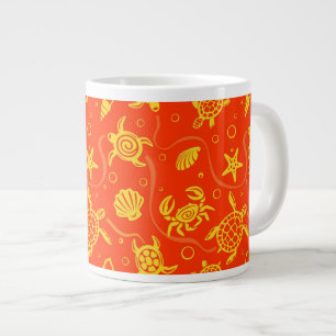 Schildkröte-Muster Jumbo-Tasse