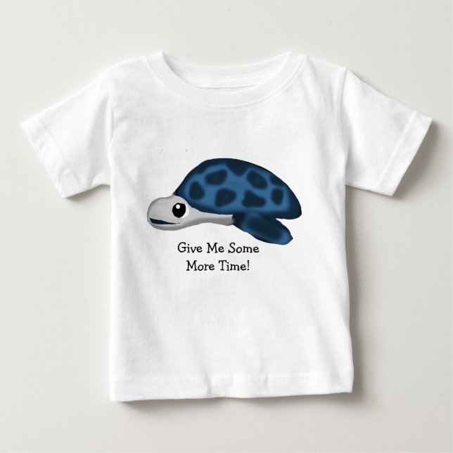 Schildkröte noch etwas mehr Zeit Baby T-shirt (Vorderseite)