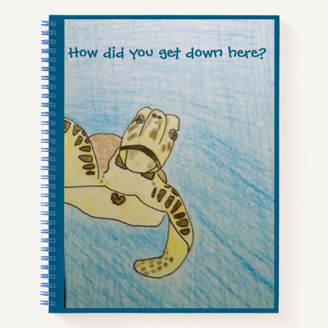 Schildkröte Notizbuch (Vorderseite)