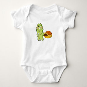 Schildkröte ohne Muschel Shy.PNG Baby Strampler