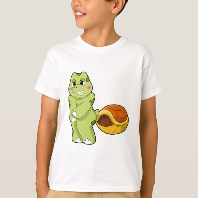 Schildkröte ohne Muschel Shy.PNG T-Shirt (Vorderseite)