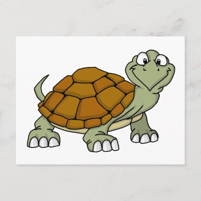 Schildkröte Postkarte (Vorderseite)