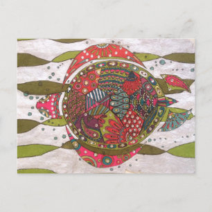 Schildkröte Postkarte