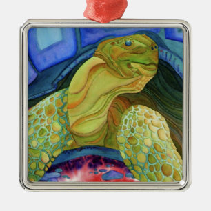 Schildkröte, Schildkröte Silbernes Ornament