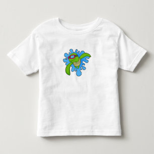 Schildkröte Schwimmen Schwimmbrille Kleinkind T-shirt